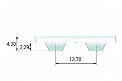 Ремень плоскозубчатый