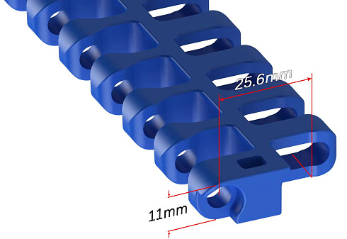 Модульные ленты HS-500B-N (Аналог Habasit M2540)