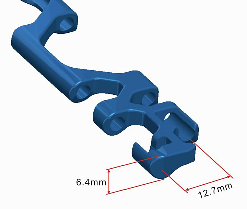Модульная лента HS-1500B-N (Аналог Intralox Series 1500 Flush Grid)