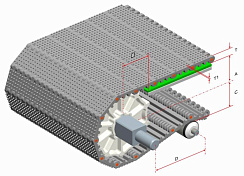 Модульная лента HS-100AN